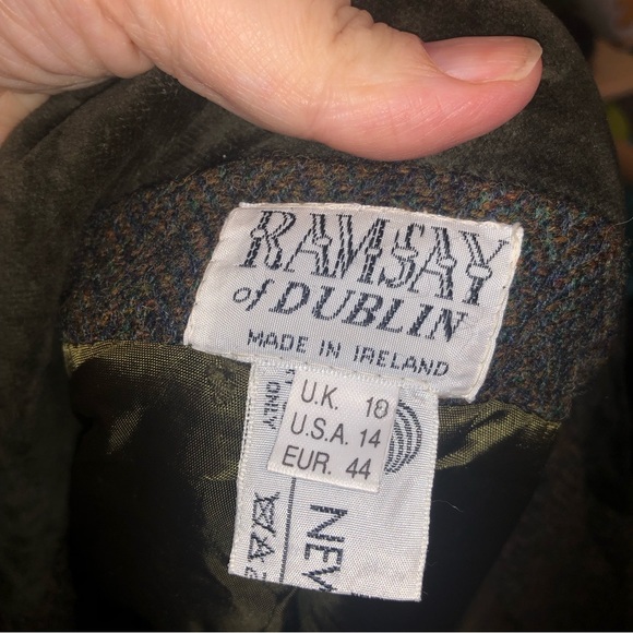 Ramsay of Dublin ladies wool coat size 14 - Picture 8 of 8